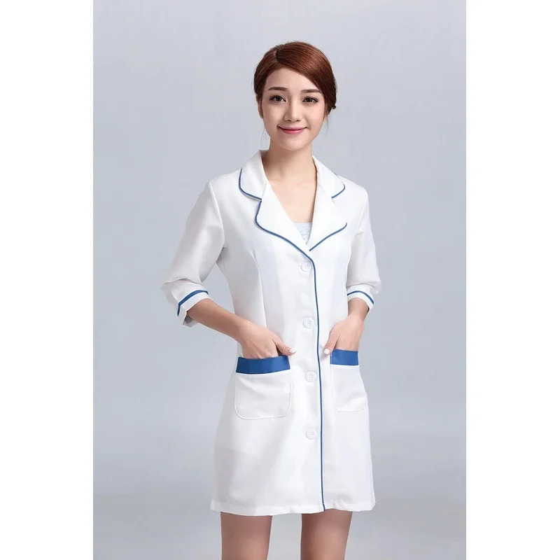 Medical Lab Gown - Women'S Hospital Nursing Uniforms Overalls Gowns