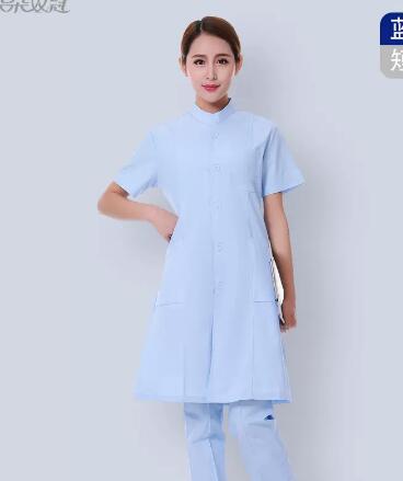 Doctor Uniform Summer Gown Blu - Medical Lab Gown 评论和价格