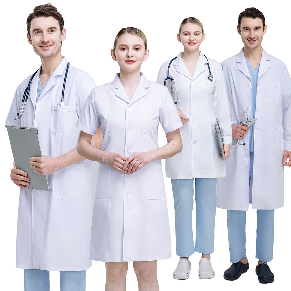 Professional Men Doctors Cloth - Medical Lab Gown 评论和价格
