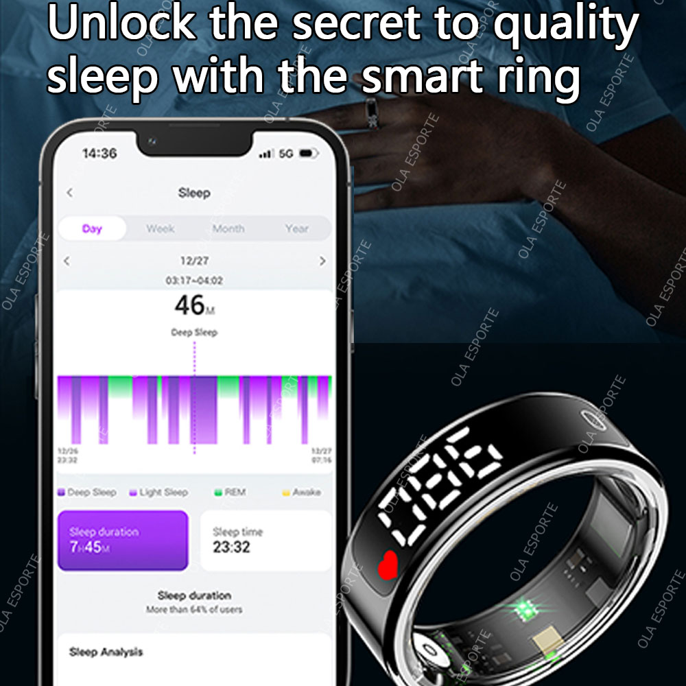2026 New Smart Ring Display Sc - Blood Pressure Monitor 评论和价格